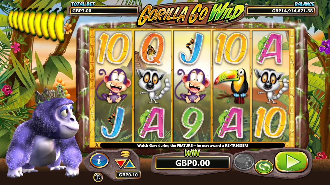 Gorilla Go Wild Slot - NextGen Gaming
