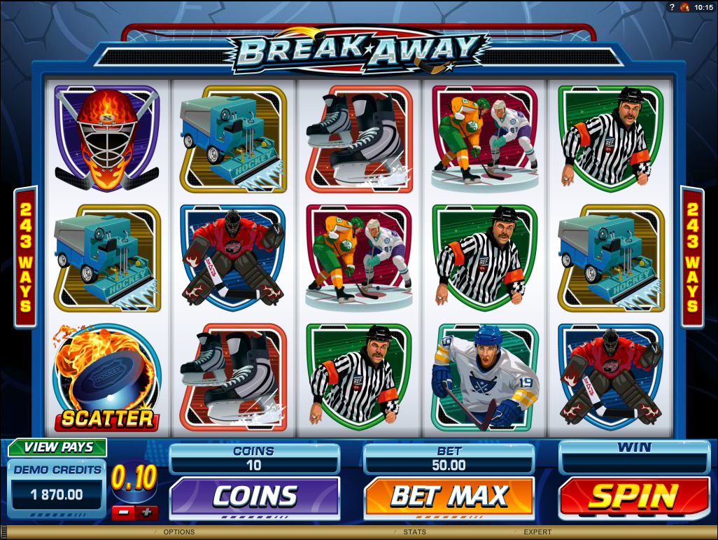 Break Away Microgaming Slot