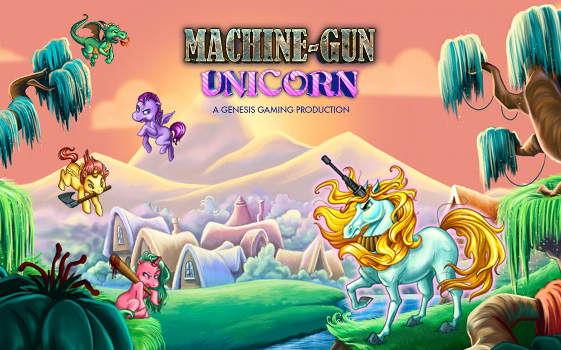 Machine Gun Unicorn slot by Genesis Gaming