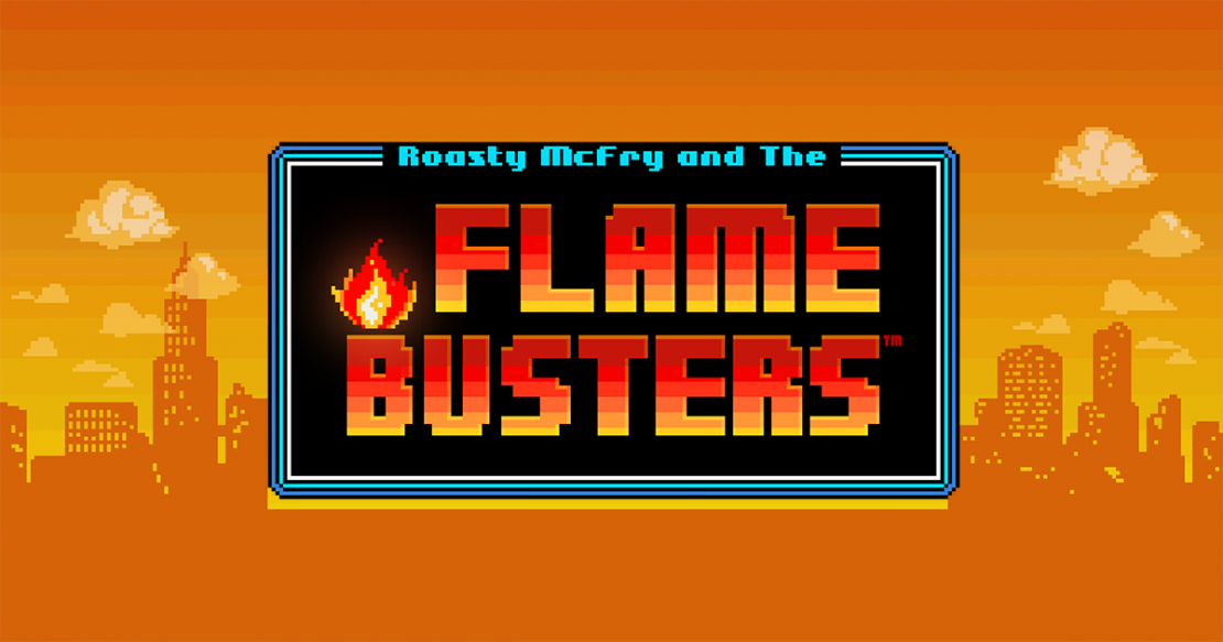 Roasty McFry and the Flame Busters slot from Thunderkick