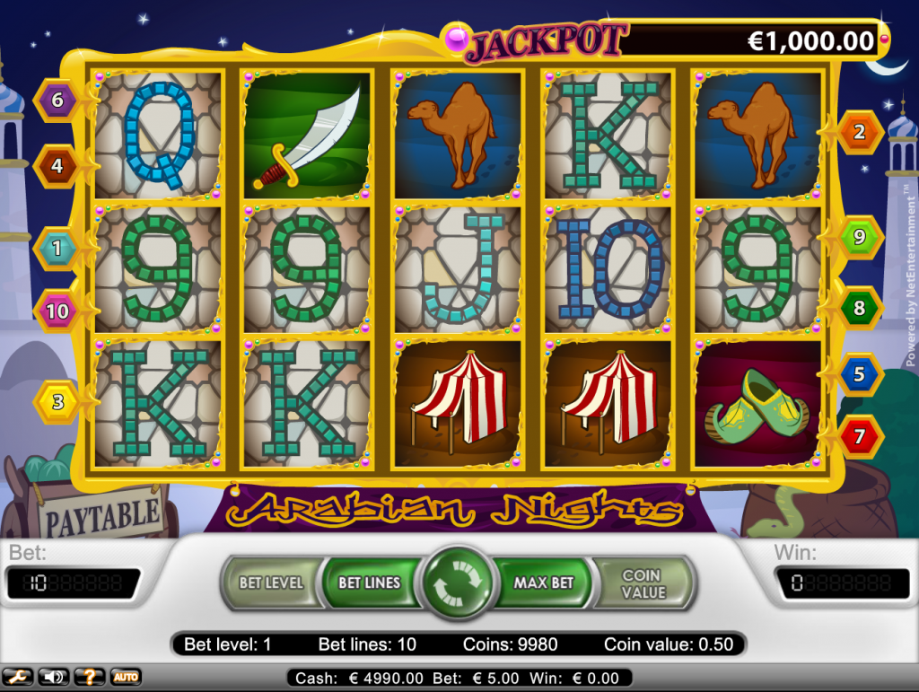 Arabian Nights NetEnt Slot