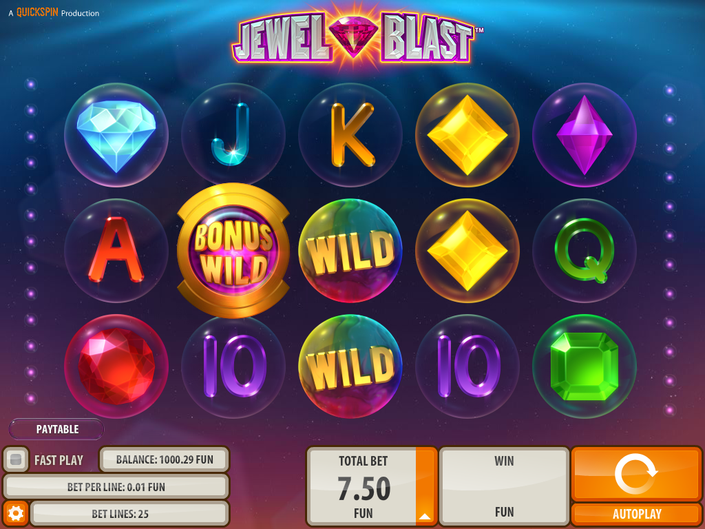 Jewel Blast slot from QuickSpin